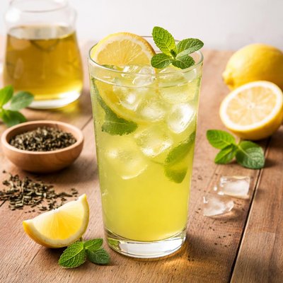 Green tea lemonade