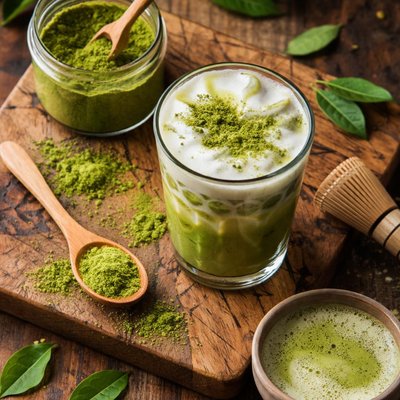 Green tea matcha instant