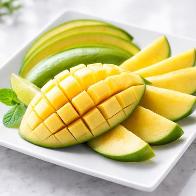 Green thai mango