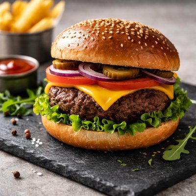 Greenfields natural beefburger