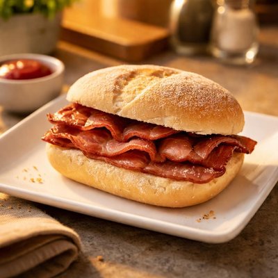 Greggs bacon sandwich