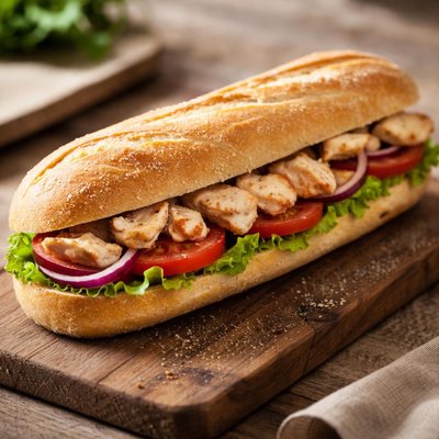 Greggs chicken bagueta