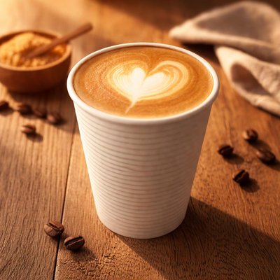 Greggs regular latte