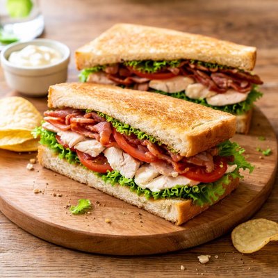 Greggs roast chicken and bacon club