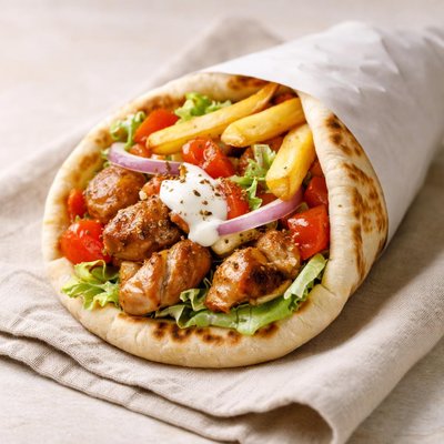 Griik pita achille gyros poulet