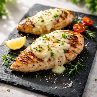 Griled chees white chiken brest