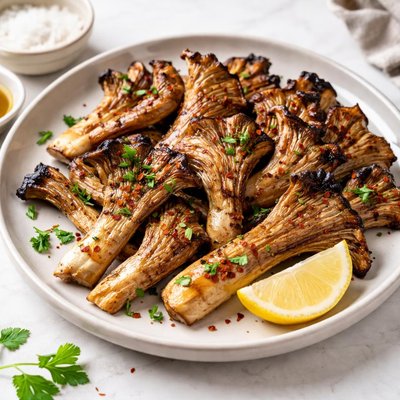 Grill oyster mushroom