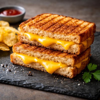 Grilled american cheese