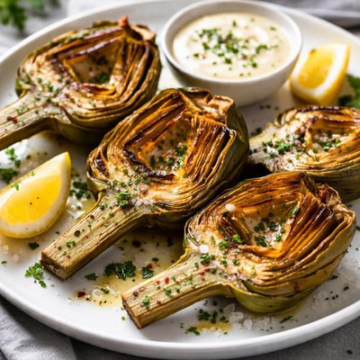 Grilled artichoke