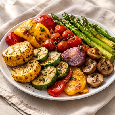 Grilled assorted vegetables