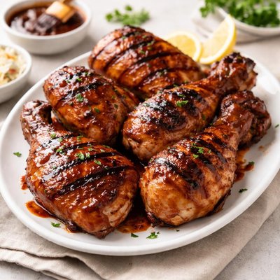 Grilled barbeque chicken