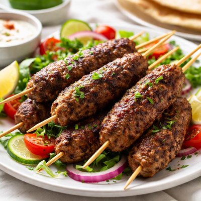 Grilled beef kofta