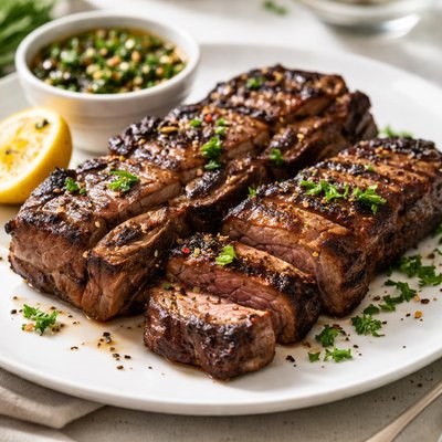 Grilled beef short rib