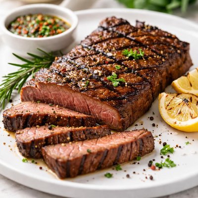 Grilled beef strip