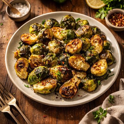 Grilled brussel sprouts