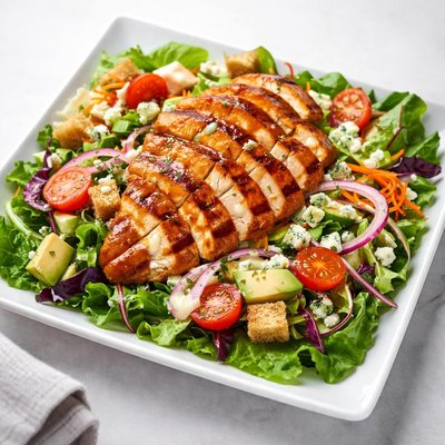 Grilled buffalo chicken salad