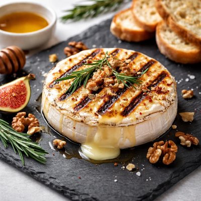 Grilled camembert
