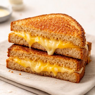 Grilled cheese on wheat bread