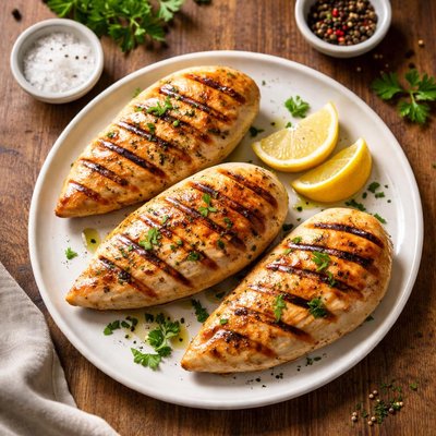 Grilled chicken breast skinless