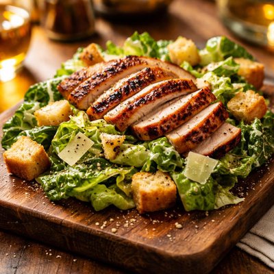 Grilled chicken caesar