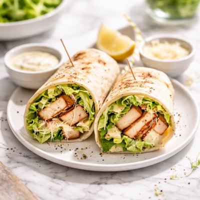 Grilled chicken ceasar wrap