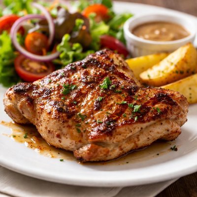 Grilled chicken chop