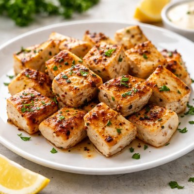 Grilled chicken cubes