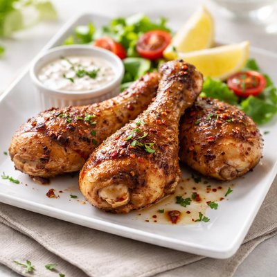 Grilled chicken drum stick
