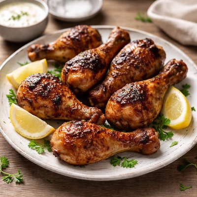 Grilled chicken drum sticks