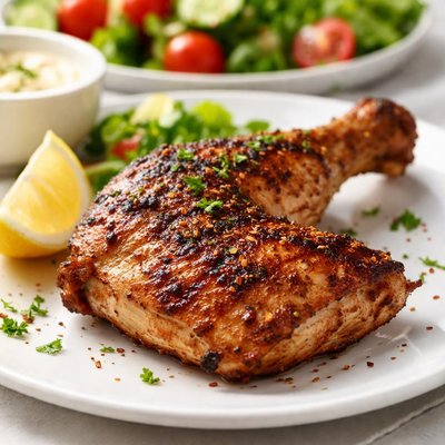 Grilled chicken leg