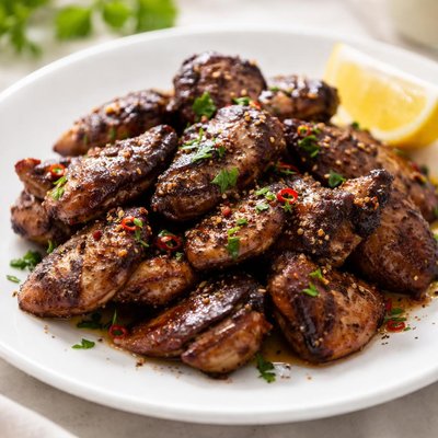 Grilled chicken liver