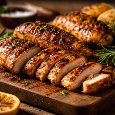 Grilled chicken meat