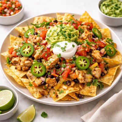 Grilled chicken nacho