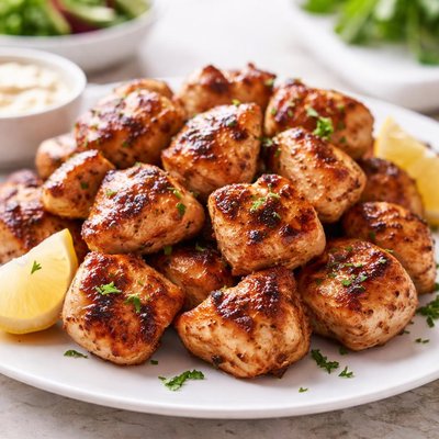 Grilled chicken nuggets