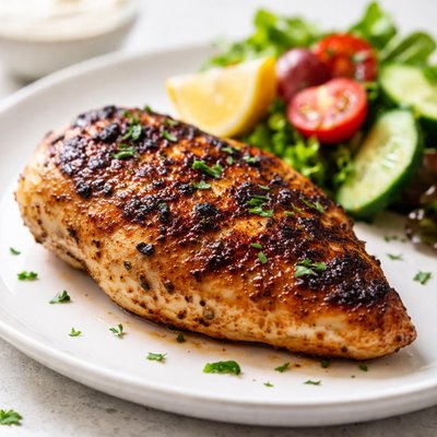 Grilled chicken piece