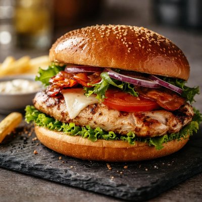 Grilled chicken sandwhich