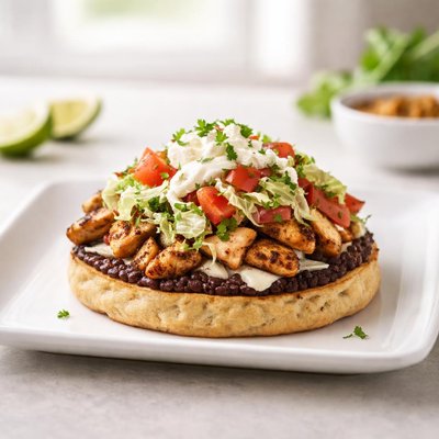 Grilled chicken sope