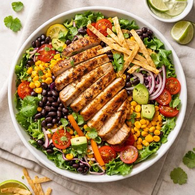 Grilled chicken southwest salad