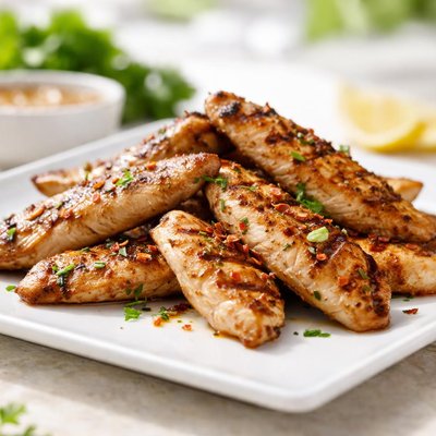 Grilled chicken stips
