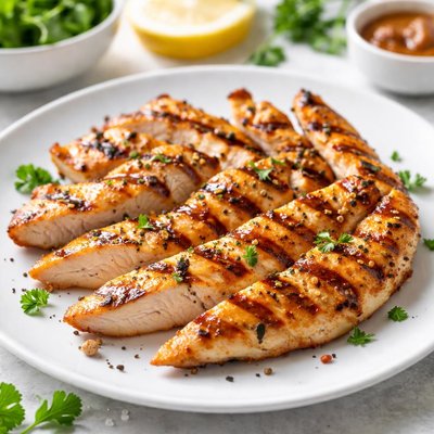 Grilled chicken strips