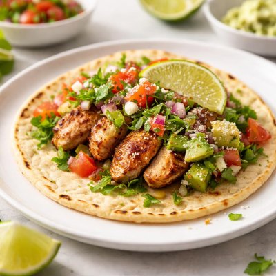 Grilled chicken taco
