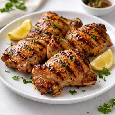 Grilled chicken thight
