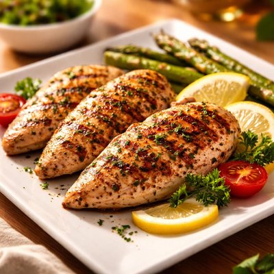 Grilled chicken with mrs dash seasoning