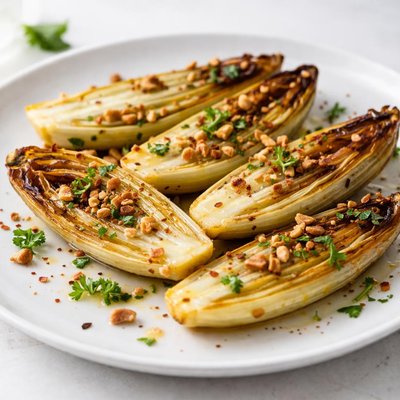 Grilled chicory