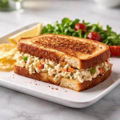 Grilled crab sandwich