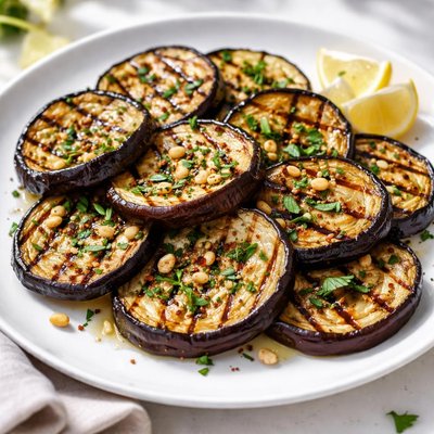 Grilled egg plant