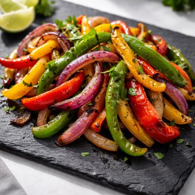 Verduras a la plancha con fajita