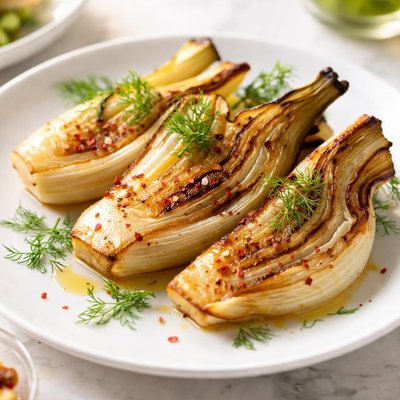 Grilled fennel