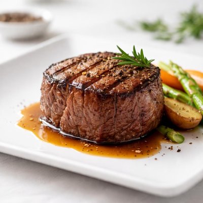 Grilled filet beef