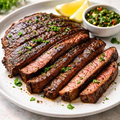Grilled flank steak